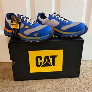 Caterpillar-Women’s NWT Blue/Gray Composite Toe Shoes